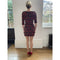 Autumn/Winter 94 - 95 Yves Saint Laurent Red Carnation Print Dress