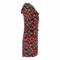 Autumn/Winter 94 - 95 Yves Saint Laurent Red Carnation Print Dress