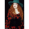 Autumn/Winter 94 - 95 Yves Saint Laurent Red Carnation Print Dress