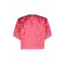 Cavanagh's 1950s Crimson Silk Satin Cropped Beaded Evening Jacket