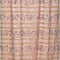 Ceil Chapman 1950s Peach Silk Dress With Beading and Velvet Ribbon Applique