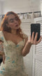 ARCHIVE: Y2K La Perla Cream Silk Floral Bodice and Skirt Set