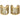 Chanel 1970s Pair of Gold Tone Cuff Bracelets With Chain Link Detail