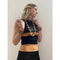 Chanel 1970s Pair of Gold Tone Cuff Bracelets With Chain Link Detail