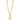 Chanel 1980s Gold Tone Chain Coco Medallion Cutout Necklace