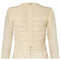 Chanel 1980s Haute Couture Bridal Cream Dress Suit With Lace Overlay