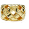 Chanel 1984 Season 23 Gold Matelassé Cuff Bracelet by Victoire de Castallane