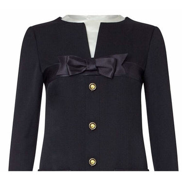 ARCHIVE - 1984 Runway Documented Chanel Karl Lagerfeld Tuxedo Dress