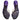 Christian Dior 1970s Purple and Gold Tone Heeled Sandals