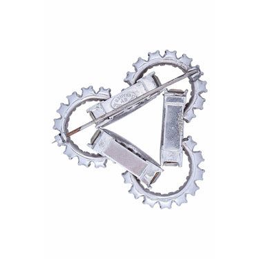 ARCHIVE - Christian Dior By Kramer Diamante Brooch With Prong Set Crystal Gemstones 1950s