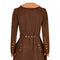 Circa 1915 Antique Fine Knit Wool Walking Suit With Tiger's Eye Buttons