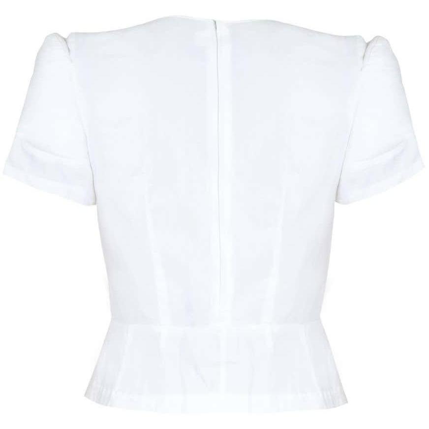 Comme des Garcons White Padded Top