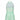 Courrèges 1970s Silk Chiffon Aquamarine Halter Neck Pleated Maxi Dress