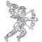Documented 1980s Giant Butler & Wilson Aurora Borealis Cupid Brooch