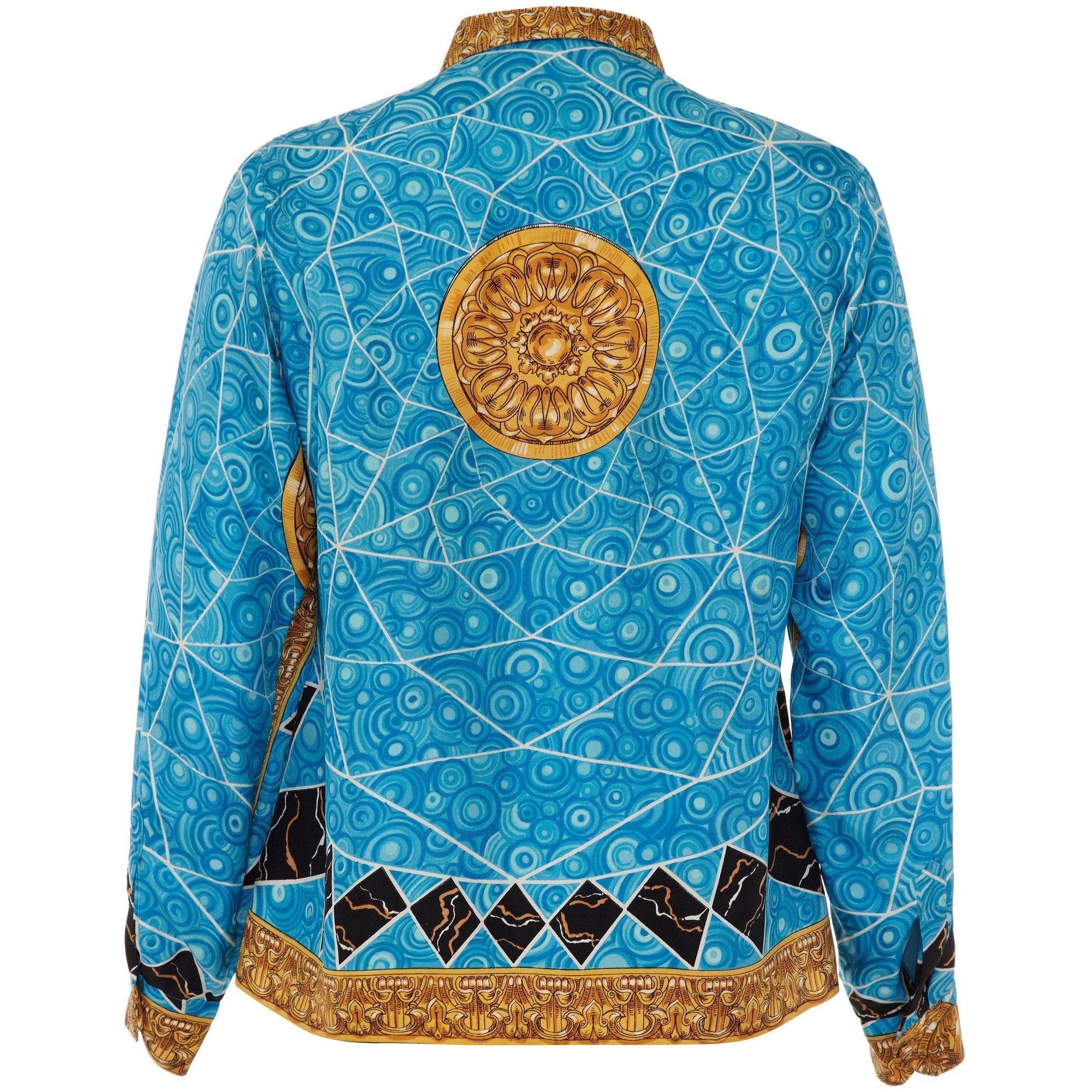 Early 1960’s Emilio Pucci Printed Silk Blouse Very Versace