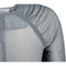 Early 1970s Quorum Silver Disco Top With Flounce Sleeves and Sunburst Detail