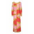 Emilio Pucci 1960s / 1970s Silk Blend Tropical Print Lounge Dress