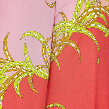 ARCHIVE - Emilio Pucci 1960s / 1970s Silk Blend Tropical Print Lounge Dress