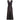 ARCHIVE - Exceptional 1930s Art Deco Rose Print Black Liquid Satin Evening Gown