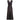 Exceptional 1930s Art Deco Rose Print Black Liquid Satin Evening Gown
