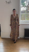 ARCHIVE: 1970s Jean Varon psychedelic Autumn Tone Maxi Dress