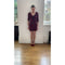 Autumn/Winter 94 - 95 Yves Saint Laurent Red Carnation Print Dress
