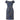 ARCHIVE - Frank Usher 1950s Printed Abstract Blue Silk Dress
