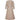 Frederick Starke 1950s Grey Printed Silk Dress