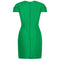 Gianni Versace 1980s Emerald Green Linen Mod Dress