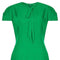 Gianni Versace 1980s Emerald Green Linen Mod Dress