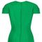 Gianni Versace 1980s Emerald Green Linen Mod Dress