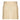 Hermes Beige Natural Silk and Leather Accordion Pleat Skirt