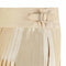 Hermes Beige Natural Silk and Leather Accordion Pleat Skirt