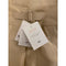 Hermes Beige Natural Silk and Leather Accordion Pleat Skirt