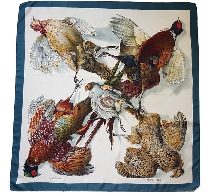 ARCHIVE: Hermès Belle Chasse 90cm Silk Scarf by J. de Livares