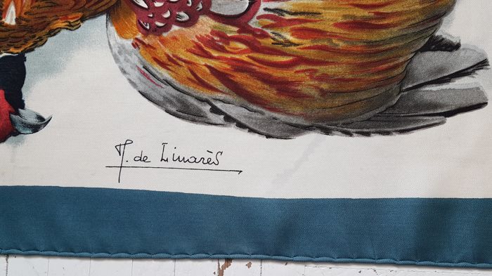 ARCHIVE: Hermès Belle Chasse 90cm Silk Scarf by J. de Livares