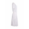 HOLD 1920s White Embroidered Cotton Tea Dress With Cut Out Detail