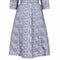 HOLD 1950s Blush & Blue Lace Belted Tea Dress