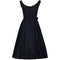 Jaques Heim Demi Couture 1950s New Look Black Dress
