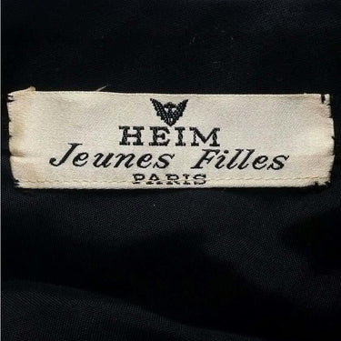 ARCHIVE: Jacques Heim Demi Couture 1950s New Look Black Dress