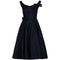 Jaques Heim Demi Couture 1950s New Look Black Dress