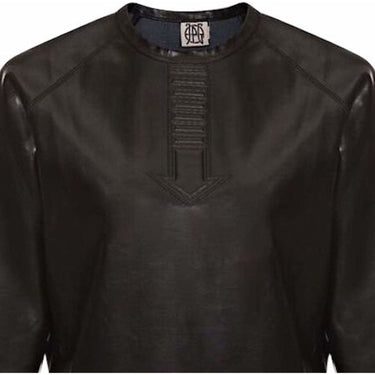 Fall 1986 Jean Paul Gaultier PVC Sweatshirt With Arrow Design