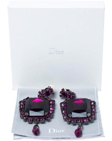 John Galliano for Dior Autumn/Winter 07/08 Crystal Drop Earrings