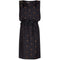 Kitty Copeland 1950s Black Taffeta Silk Polkadot Dress