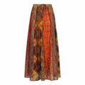 Late 60s early 70s Hand Painted Block Print Indian Skirt