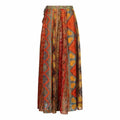 Late 60s early 70s Hand Painted Block Print Indian Skirt