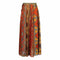 Late 60s early 70s Hand Painted Block Print Indian Skirt