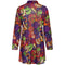 Missoni "Mare" 1980s Cotton Multicoloured Tunic With Novelty Shell Print