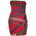 Moschino Rare 1990s Couture Silk Tie Dress