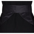 Nina Ricci 1980s Black Wool and Silk Cocktail Dress with Front Bow Detail